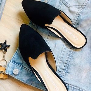Black mules size 7